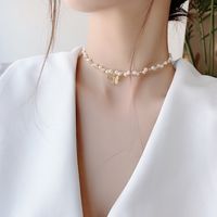 Perlen Armband Weiblich Ins Nischen Design Einfache Wald Schmetterling Exquisite Barock Perlen Armband Halskette main image 3