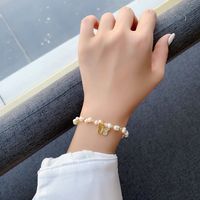 Perlen Armband Weiblich Ins Nischen Design Einfache Wald Schmetterling Exquisite Barock Perlen Armband Halskette main image 4