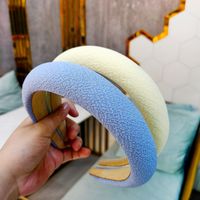 New Korean Solid Color Cloth Wide-brimmed Headband High-end Hairpin Fashion Macaron Hairband Girl Wholesale Nihaojewelry main image 5