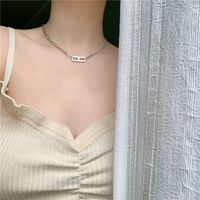 Corée Collier Géométrique Simple Chaîne De Clavicule Asymétrique Collier Court Bracelet En Gros Nihaojewelry main image 3