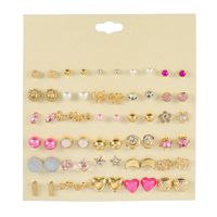 Hot Sale Earring Set Geometric 30 Pairs Of Earrings Wholesale Nihaojewelry sku image 37