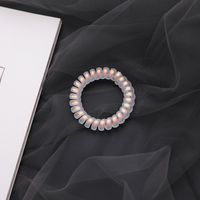 Sirena Helada Línea De Teléfono Anillo De Pelo Trompeta Cabeza Cuerda Corea Teléfono Cuerda Accesorios Para El Cabello Venta Al Por Mayor Nihaojewelry sku image 2