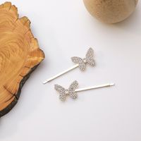 Little Fairy Hair Accessories Korean Small Butterfly Side Clip Girl Side Bangs Hair Wholesale Nihaojewelry sku image 1