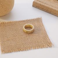 Korean Amber Simple Ring Acrylic Acetate Design Mixed Color Ring Wholesale Nihaojewelry sku image 1