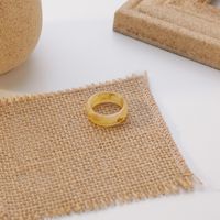 Korean Amber Simple Ring Acrylic Acetate Design Mixed Color Ring Wholesale Nihaojewelry sku image 2
