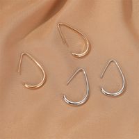 Simple Water Drop Earrings Geometric Earrings Minimalist Earrings Wholesale Nihaojewelry main image 3