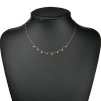 Korean New Products 14k Gold Simple Five-pointed Star Cross Love Clavicle Chain Wholesale Nihaojewelry main image 6