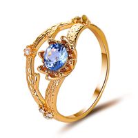 New Tree Branch Flower Ring Style Popular Pearl Diamond Ring Wholesale Nihaojewelry sku image 2