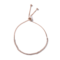Simple Telescopic Rhinestone Claw Chain Adjustable Bracelet Jewelry Wholesale Nihaojewelry sku image 4