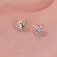 925 Silver Korean Long Earrings High-grade Crystal Tassel Earrings Exaggerated Pearl Earrings Wholesale Nihaojewelry sku image 5