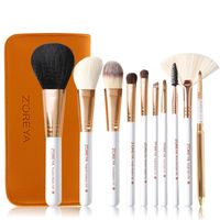 Hersteller-make-up-pinsel-set, 10 Stück Nylon-haar-make-up-pinsel, Maßge Schneiderte Make-up-tools sku image 2