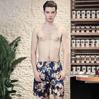 Silk Pajamas Men's Spring And Summer Suits Home Service Shorts Wholesale Nihaojewelry main image 1