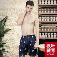Silk Pajamas Men's Spring And Summer Suits Home Service Shorts Wholesale Nihaojewelry main image 4