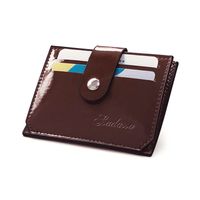 Thin Section Pu Laser Card Package Ladies Card Holder Fashion Coin Purse Business Card Holder Card Holder Bright Leather Card Holder Wholesale Nihaojewelry main image 5