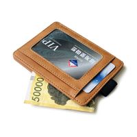 النسخة الكورية من حزمة البطاقات المرنة عبر الحدود محفظة إبداعية لحامل بطاقة رخصة القيادة للرجال main image 6