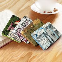 New Map Pattern Creative Magic Wallet Trend Money Clip Pu Double-sided Coin Purse Wholesale Nihaojewelry main image 1