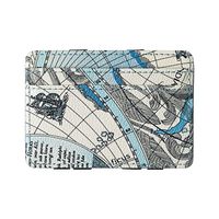 New Map Pattern Creative Magic Wallet Trend Money Clip Pu Double-sided Coin Purse Wholesale Nihaojewelry sku image 3