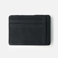 Korean Fashion Wild Creative Models Matte Leather Magic Wallet Card Package Zipper Coin Purse Men's Wallet Wholesale Nihaojewelry sku image 3