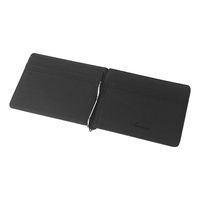 Korean Fashion New Men And Women Pu Leather Bag Cover Card Package Creative Beauty Money Clip Metal Clip Bag Wholesale Nihaojewelry sku image 2