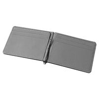 Korean Fashion New Men And Women Pu Leather Bag Cover Card Package Creative Beauty Money Clip Metal Clip Bag Wholesale Nihaojewelry sku image 5