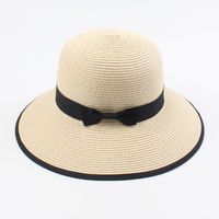 Sombrero De Paja Para Mujer Verano Nuevo Viaje Sombrero Para El Sol Moda Coreana Casual Casual Bowknot Sombra Salvaje Sombrero De Pescador Al Por Mayor Nihaojewelry sku image 1