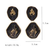 New Products Fashion Big Earrings Simple Acrylic Pendant Earrings Wholesale Nihaojewelry main image 5