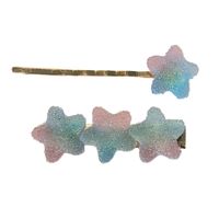 Light Discoloration Love Star Fudge Hairpin Sweet Girl Heart Edge Clip Hairpin Hair Accessories Wholesale Nihaojewelry main image 6