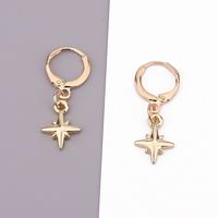 New Trend Earrings Jewelry Simple Mini Meteor Pendant Ear Hoop Earrings Wholesale Nihaojewelry main image 2