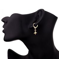 New Trend Earrings Jewelry Simple Mini Meteor Pendant Ear Hoop Earrings Wholesale Nihaojewelry main image 5