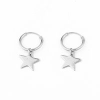 Hot Sale Earrings New Simple Five-pointed Star With Hanging Ear Ring Star Small Earrings Wholesale Nihaojewelry main image 6