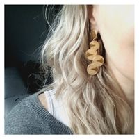 Retro Style Alloy Earrings Fashion Simple Creative Disc Earrings Wholesale Nihaojewelry main image 1