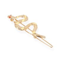 Fashion Metal Snake-shaped Hair Accessories New Style Edge Clip Exaggerated Wholesale Nihaojewelry main image 4