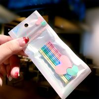 Korea Wave Clip Hairpin Korea Girl Color Bangs Clip Hairpin Jewelry Wholesale Nihaojewelry sku image 3