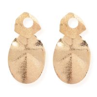 Exaggerated Geometric Metal Earrings Simple Wild Earrings Wholesale Nihaojewelry sku image 1
