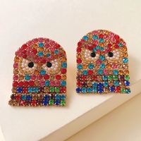 Earrings Exaggerated Jewelry Owl Earrings Three-color Hot Cross-border E-commerce Wholesale Nihaojewelry main image 6