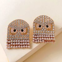 Earrings Exaggerated Jewelry Owl Earrings Three-color Hot Cross-border E-commerce Wholesale Nihaojewelry main image 5