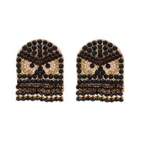 Earrings Exaggerated Jewelry Owl Earrings Three-color Hot Cross-border E-commerce Wholesale Nihaojewelry main image 3