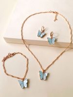 Fashion Wild Accessories Popular Color Butterfly Necklace Clavicle Chain Wholesale Nihaojewelry main image 4