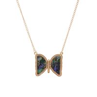 Nouveau Collier Rétro Papillon Acrylique Pull Long Collier Avec Ensemble De Bijoux Accessoires En Gros Nihaojewelry main image 1