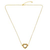 Necklace Jewelry Snake Pendant Necklace Diamond Simple Heart Necklace Wholesale Nihaojewelry main image 5