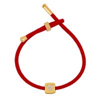 Bracelet New Red Rope Bracelet 26 Letter Bracelet Couple Bracelet Wholesale Nihaojewelry main image 6