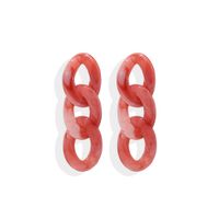 Boucles D&#39;oreilles En Résine Multicouche Suspendues Multicolores Vent Froid Boucles D&#39;oreilles Créatives De Mode En Gros Nihaojewelry sku image 10