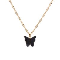 Fashion Wild Accessories Popular Color Butterfly Necklace Clavicle Chain Wholesale Nihaojewelry sku image 6