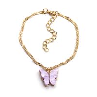 Fashion Wild Accessories Popular Color Butterfly Necklace Clavicle Chain Wholesale Nihaojewelry sku image 3