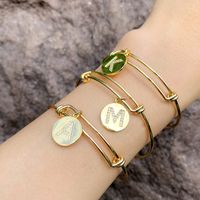 سوار شعبية دفع سحب سوار 26 الأبجدية سوار الإبداعية الأبجدية سوار الجملة Nihaojewelry sku image 3