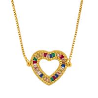 Necklace Jewelry Snake Pendant Necklace Diamond Simple Heart Necklace Wholesale Nihaojewelry sku image 2