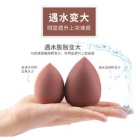 Wet And Dry Dual-use Non-latex Water Droplets Gourd Powder Puff Big Beauty main image 5