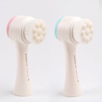 3d Face Wash Brush Double-sided Silicone Cleansing Instrument Deep Cleaning Manual Soft Hair Cleansing Brush Face Wash Artifact Wholesale Nihaojewelry main image 1