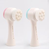 3d Face Wash Brush Double-sided Silicone Cleansing Instrument Deep Cleaning Manual Soft Hair Cleansing Brush Face Wash Artifact Wholesale Nihaojewelry main image 2