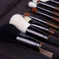 Makeup Brush Set 15 Pieces Black Walnut Wood Handle Nylon Hair Makeup Set Wholesale Nihaojewelry main image 6